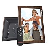 THOMSON Digitaler Bilderrahmen 8 Zoll, Elektronischer Bilderrahmen mit Fernbedienung, HD...