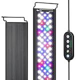 AQQA Aquarium LED Beleuchtung, 24/7 Vollspektrum Aquarium Licht mit Timer, DIY...