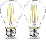 Amazon Basics LED-Leuchtmittel, Edison-Sockel E27, 7 W (entspricht 60-W-Glühbirne),...