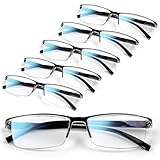 Gaoye 6 Pack pack Lesebrillen herren/damen mit blaulichtfilter Augenoptik Brille Lesehilfe...