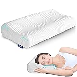 LAMB Nackenstützkissen, Höhenverstellbar Nackenkissen Memory Foam, Ergonomisches Kissen...