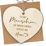 GEBETTER Freundin Geschenk „Es gibt Menschen, die passen einfach perfekt ins Herz“...