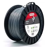 Oregon 106503E Duoline Mähfaden mit rundem Querschnitt, 2,4 mm, 180 Meter-Spule