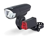DANSI Fahrradleuchten-Set StVZO I LED-Fahrradlicht I Rad-Licht hell vorne + hinten I...
