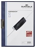 Durable Klemm-Mappe Duraquick, bis zu 20 Blatt A4, dunkelblau, 20er Packung,...
