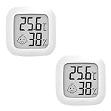 OPPERD Mini Thermo-Hygrometer Thermometer, Digitales Zimmerthermometer,...