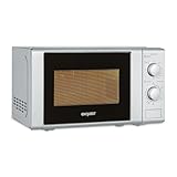 Exquisit Mikrowelle 20L, 1000 Watt Grill, 700 Watt, Einfache Bedienung, 25,5cm Drehteller,...