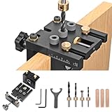 GJCrafts 6/8/10mm Bohrschablone Praktische Dübelhilfe Auf Holz zentriert Doweling Dübel...