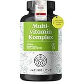 Multivitamin Komplex – 180 vegane Kapseln – Vitamine A-Z & Mineralstoffe – mit...