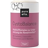 Pure Ella CystoBalance - Cranberry D Mannose Kapseln mit L-Methionin, Extrakten aus...