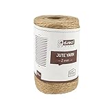 D.RECT 50m Jute-Schnur Natur Braun Jute-Kordel | Packschnur Geschenk-Band Bastelschnur...