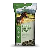 Speed ALPENWIESEN COBS, 1 x 20 kg, Heucobs von frischen Alpenwiesen, Pferdefutter ohne...