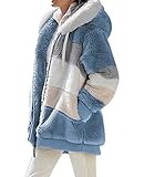 ABINGOO Damen Mantel Kapuzenjacke Winterjacke Mode Warm Hoodie Pullover Jacken...