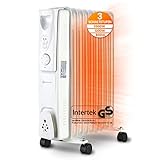 HEIMWERT Ölradiator energiesparend 2000 Watt - 9 Rippen Radiator mit 3...