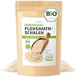 D&O Nature Products Flohsamenschalen Gemahlen Bio 250g, 99% Reinheit in Deutschland...