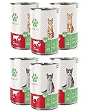 Fellicita Premium Nassfutter für Kitten, Mixpaket Nr. 8, 6 x 400g, Mono- und...