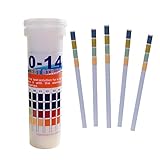 CENPEK PH-Teststreifen, Universal-pH-Streifen, Lackmuspapier für sauer...