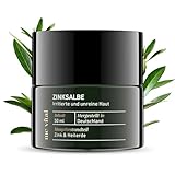 Vitabay Zinksalbe gegen Pickel 50 ML - Teebaumöl Creme für unreine Haut...