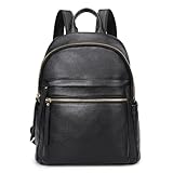 Kattee Rucksack aus Echtem Leder für Damen Multifunktionaler Eleganter Tagesrucksack...