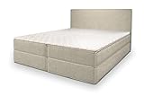 Masseno Boxspringbett PELLIO P 180x200 cm Komplett-Set mit Matratze und Topper,...
