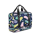 Reisetasche, bunte Ananas-Mehrzweck-Sporttasche, wasserdicht, mit Nassfach und Schuhfach,...