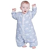 Lictin Baby Schlafsack mit Füßen Schlafsack Baby Winter mit Ärmel für Säugling Kinder...