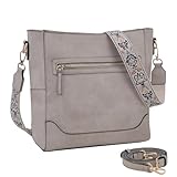 VX VONXURY Umhängetasche Damen, Mode Schultertasche Frauen aus Vegan Leder, Designer Hobo...