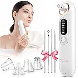 Mitesserentferner Vakuumsauger mit 5 Modi & 4 Saugspitzen, Elektrischer Porenreiniger für...