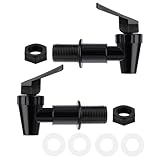 2 Stück Abfüllhahn für Bierkübel, Kunststoff Getränkespender Zapfhahn,...