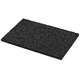 Terrassenpads 90 x 60 x 3mm (100 Stk.) - Terrassen Pads aus Gummi - Unterlegpads aus...