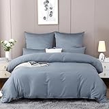 SOULFUL Mako Satin Bettwäsche 135x200, Tencel Baumwolle Bettwäsche-Sets mit...