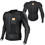 BenKen Skiing Body Short Protector Schutzausrüstung Pad mit Futter Motor Brust...