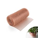 EFUTURETIME Kupfernetz, 12.5cm*6m, Reines Kupfergeflecht, Schneckenzaun Kupfer,...