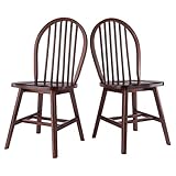 Windsor Stuhl-Set, Walnuss, 2-teilig