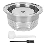 STARNOONTEK Wiederverwendbare Kaffeekapsel Mit Deckel, Schaufelbürste, Glänzende...