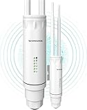 WONLINK Outdoor WLAN Access Points, AC1200 Wetterfeste Outdoor WLAN Repeater Dualband...