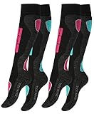 2 Paar Original VCA® SKI Funktionssocken, Wintersport Socken mit Spezial...