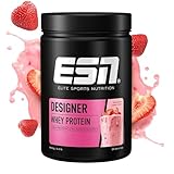 ESN Designer Whey Protein Pulver, Strawberry Cream, 908 g, bis zu 23 g Protein pro...