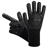 Grillhandschuhe, Universal, Ofenhandschuhe, hitzebeständig bis 800 °C,...