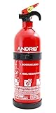 1kg ABC Pulver Auto-Auflade Feuerlöscher mit KFZ/Boot Halterung EN3 Orig....