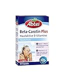 Abtei Beta-Carotin Plus - Nahrungsergänzungsmittel mit hautaktiven B-Vitaminen für...