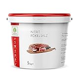 Fuduu.de - Nitritpökelsalz 5 kg | Qualitativ hochwertiges reines Pökelsalz zur...