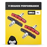V-Brake Bremsbeläge 2 Paar 70mm Symmetrisch I Für Shimano UVM. I Hohe...