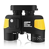 AOMEKIE Fernglas mit Nachtsicht Entfernungsmesser Kompass 7X50 Wasserdicht BAK4...