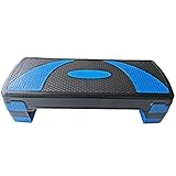 Steppbrett Fitness Aerobic Stepper für zuhause, Höhenverstellbar Stepbench Rutschfest...