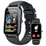Smartwatch Herren Damen, 1,57'HD Fitnessuhr mit Telefonfunktion, FitnessTracker...