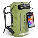 Earth Pak Summit wasserdichter Rucksack, Backpack mit leistungsstarkem Reißverschl 35Luss...