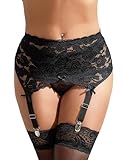 ohmydear Damen Strapsgürtel Bauchweg Spitze Strumpfhalter Sexy Strapshalter...