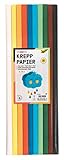folia 82391 - Krepppapier - Sortiment Basic, 10 Rollen in verschiedenen Farben, jede Rolle...
