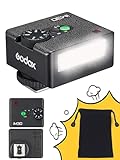 Godox IM30 Mini-Kamerablitz Blitzgerät, iM30 Mini Manueller Flash, S1/S2 Optische...